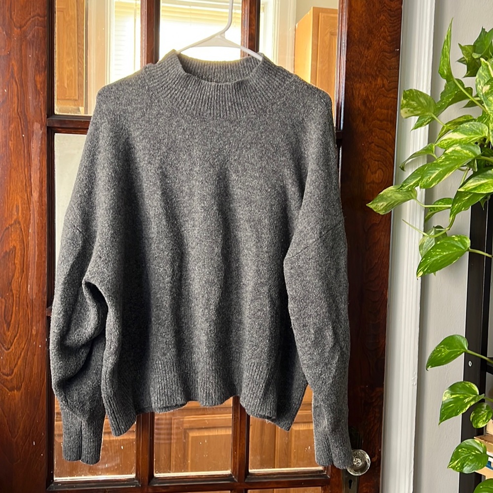 Gray sweater